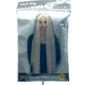 NEW Rubie's Costume Co. Adult‎ Long Blonde Wig Costume NWT Halloween